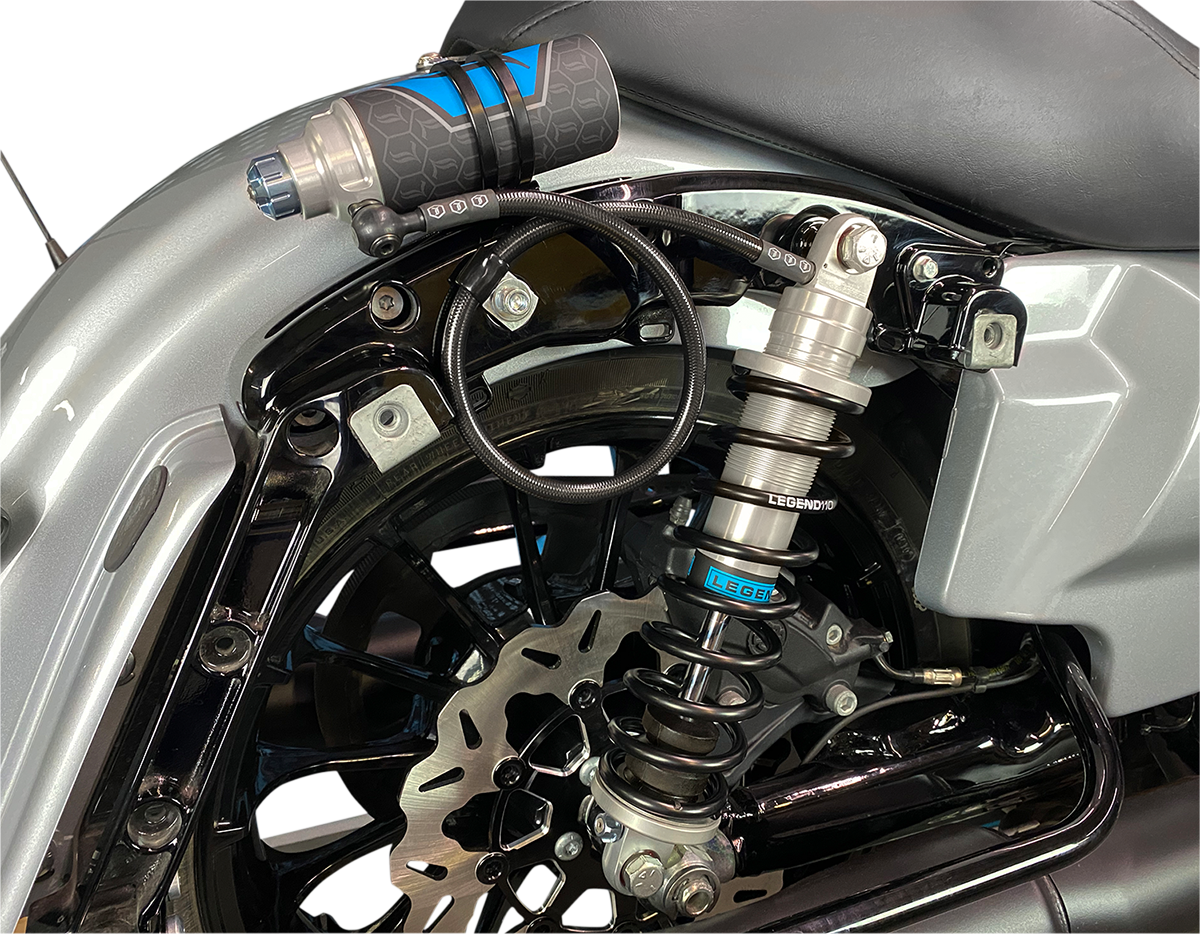 LEGEND SUSPENSION REVO ARC Remote Reservoir Shocks - Standard - Clear - 14" 1310-1936