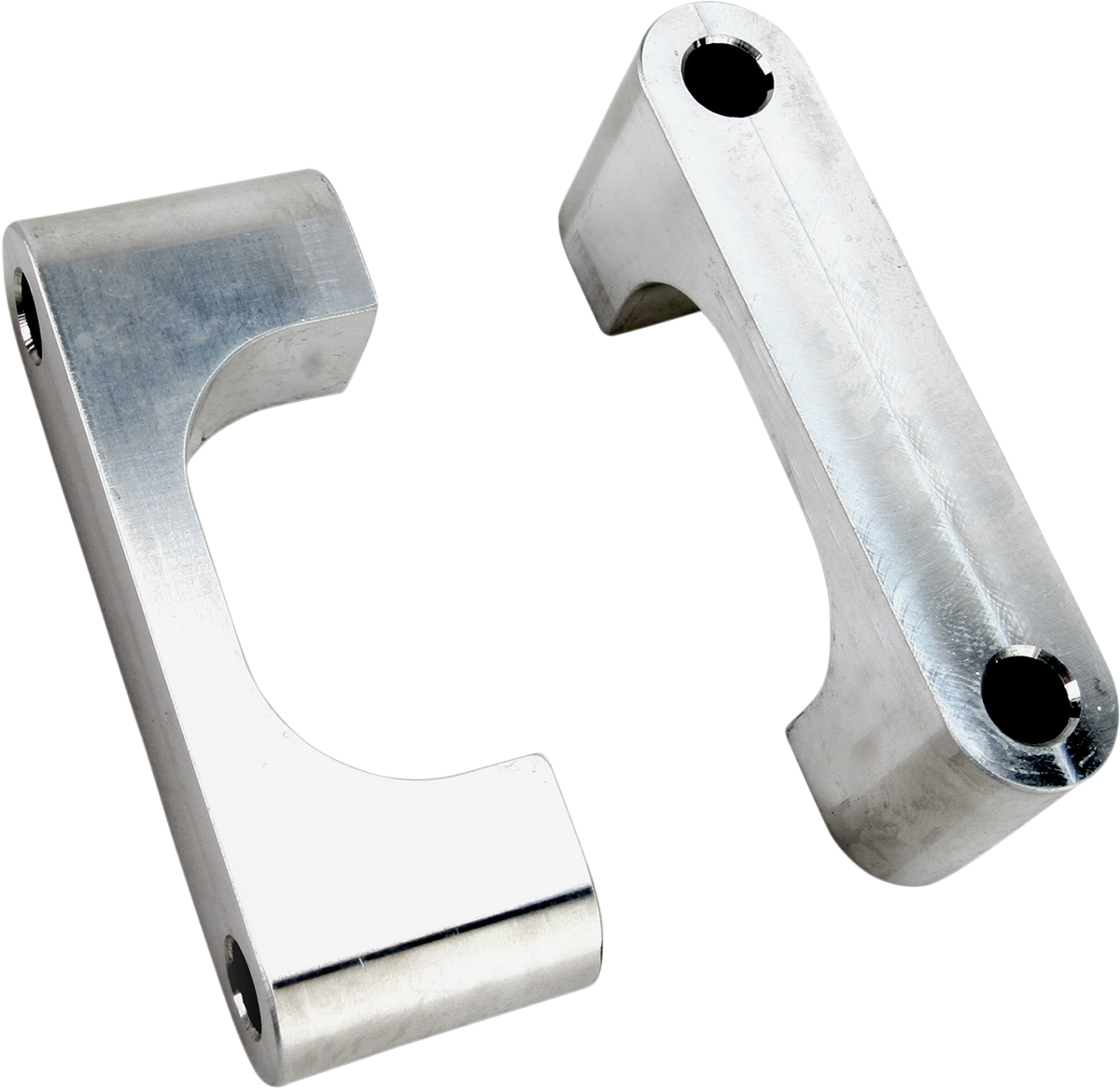 KLOCK WERKS Hugger Front Fender Mounting Blocks - For 21" Wheels - Chrome KWFS-02-0106-C