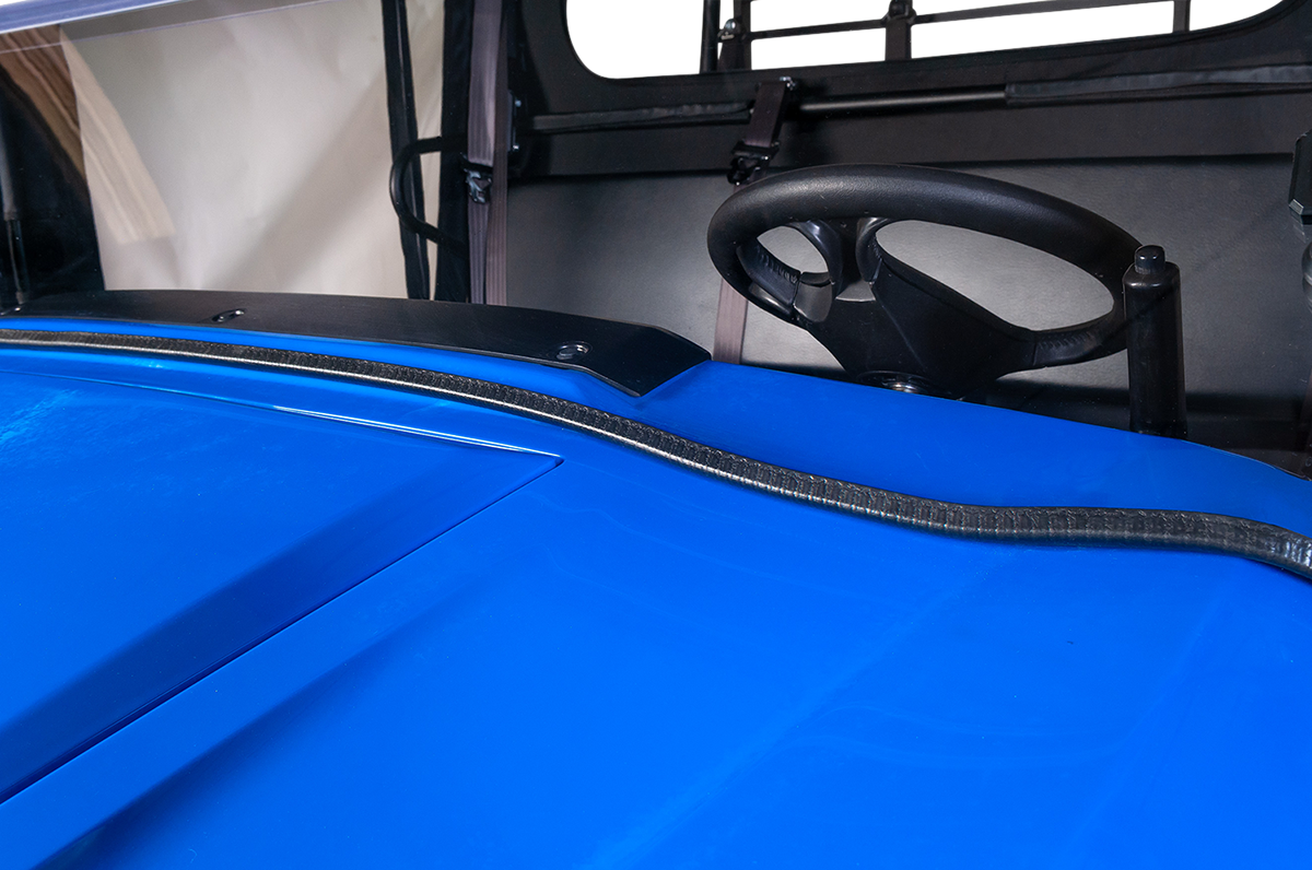 SEIZMIK Folding Windshield - Polycarbonate - Mule 50-26094KIT