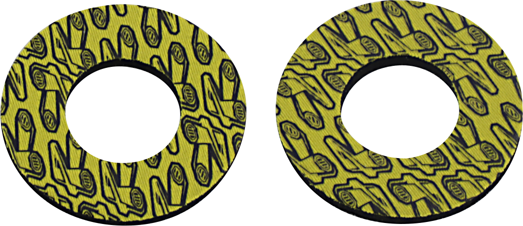 RENTHAL Grip Donutz - Black/Yellow G205 - Cycle City Outdoors