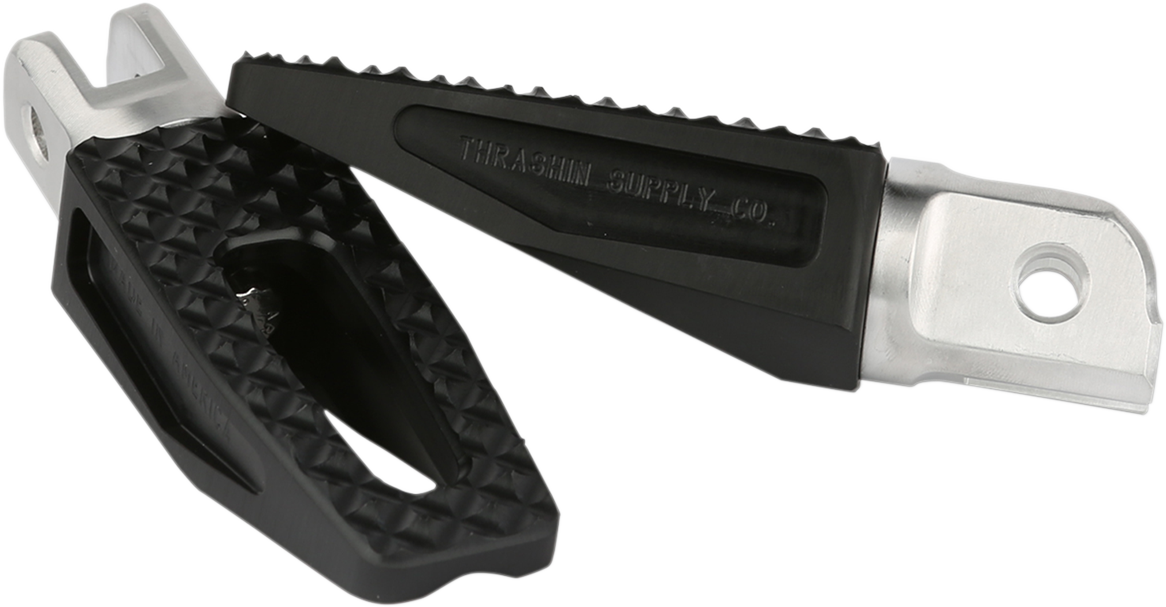 THRASHIN SUPPLY CO. Front P-54 Slim Foot Pegs - Black TSC-2028-1