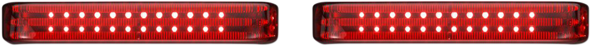 Custom Dynamics Saddlebag LED Lights - Sequential - Chrome/Red PB-SBSEQ-HD-CR - Cycle City Outdoors