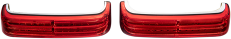Custom Dynamics Saddlebag LED Lights - Sequential - Chrome/Red PB-SBSEQ-SS6-CR - Cycle City Outdoors