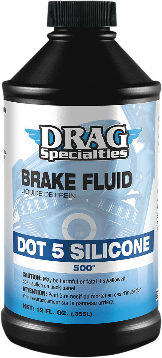 DRAG SPECIALTIES OIL DOT 5 Brake Fluid - 12 U.S. fl oz. 37030014 - Cycle City Outdoors