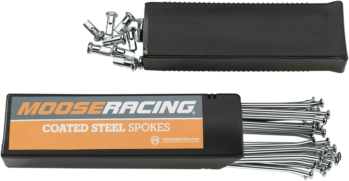 MOOSE RACING Spoke Set - Coated Steel - Rear - 19" 1-20-109-S - Cycle City Outdoors