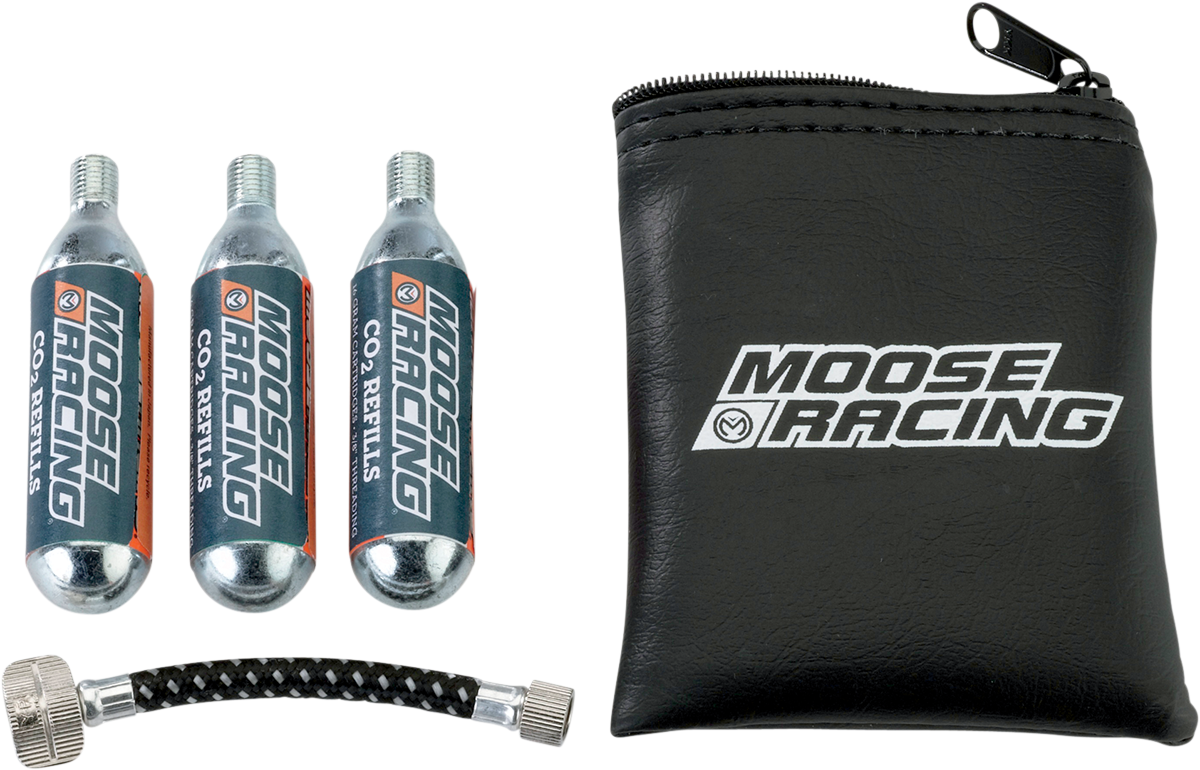 MOOSE RACING Tire Inflator Kit - CO2 (3) 0363-0063 - Cycle City Outdoors