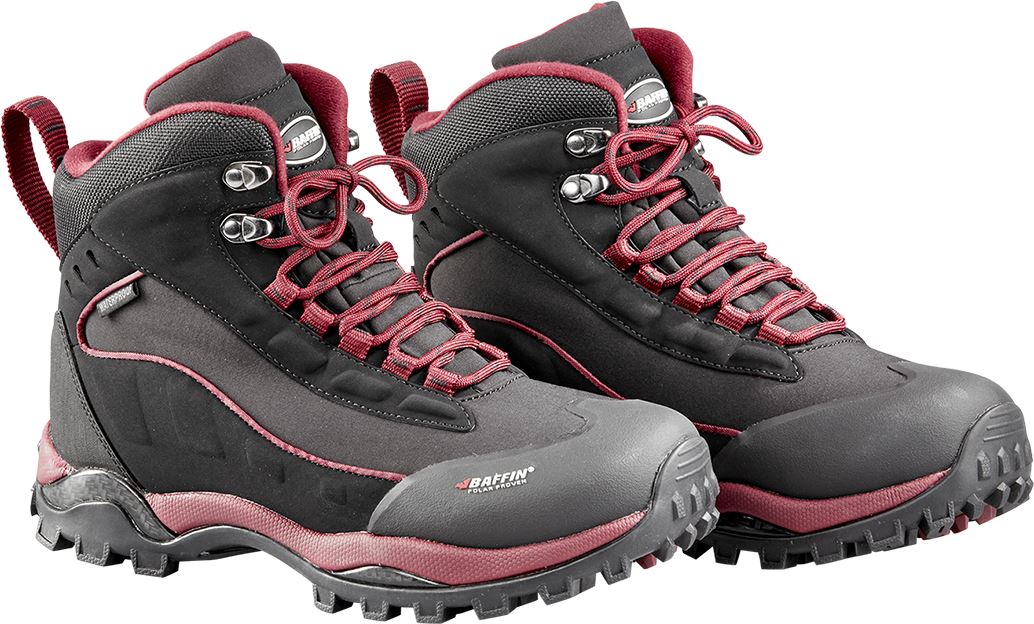 Baffin - Women's Hike Boot Black/Sangria