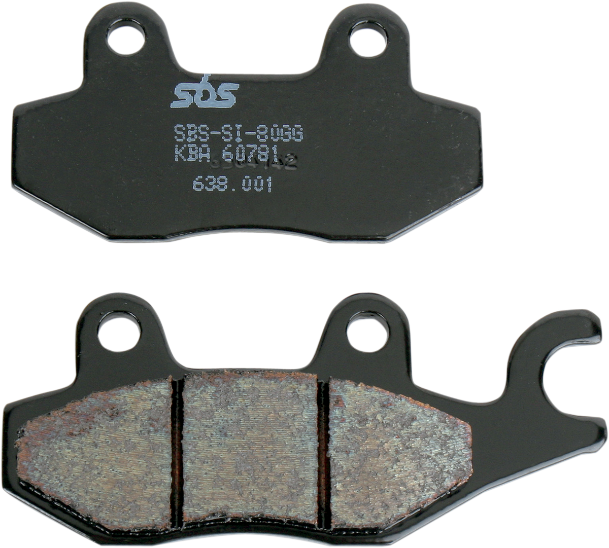 SBS Sintered Rear Brake Pads - 638LS (Kawasaki KLR650 / Triumph Tiger 1050 1994–2026)