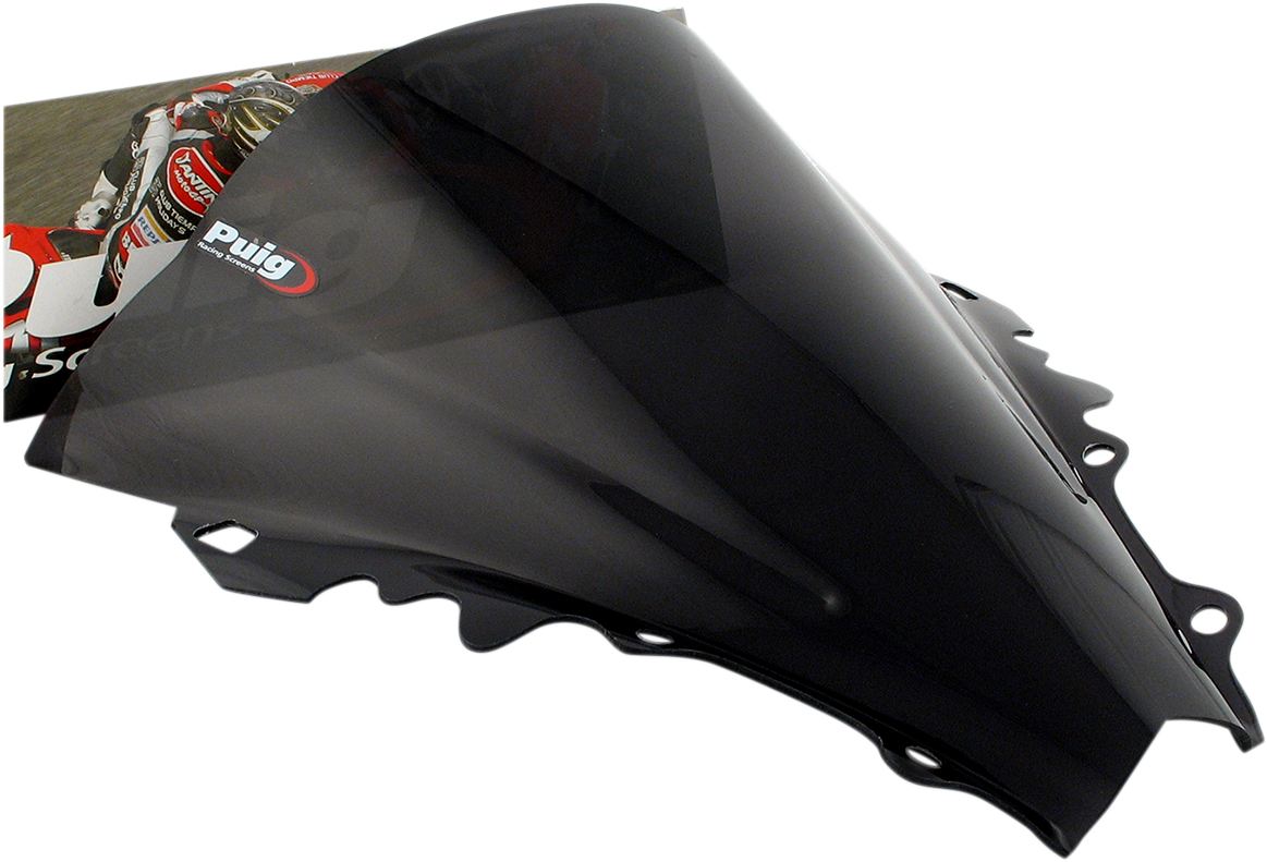Puig Hi-Tech Parts 4059F Race Windscreen - 12-1/2" - Dark Smoke - YZF-R6 | Street