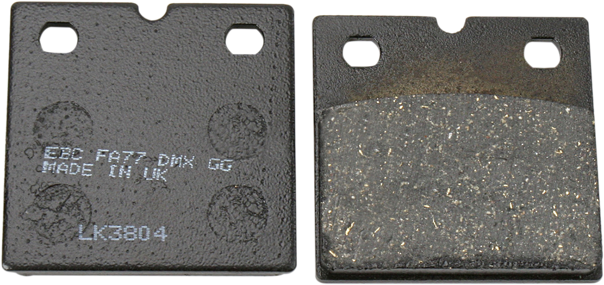 EBC FA Series Organic Base Front Brake Pads - FA77 (BMW R80 / R100GS / R80RT 1985–1996)