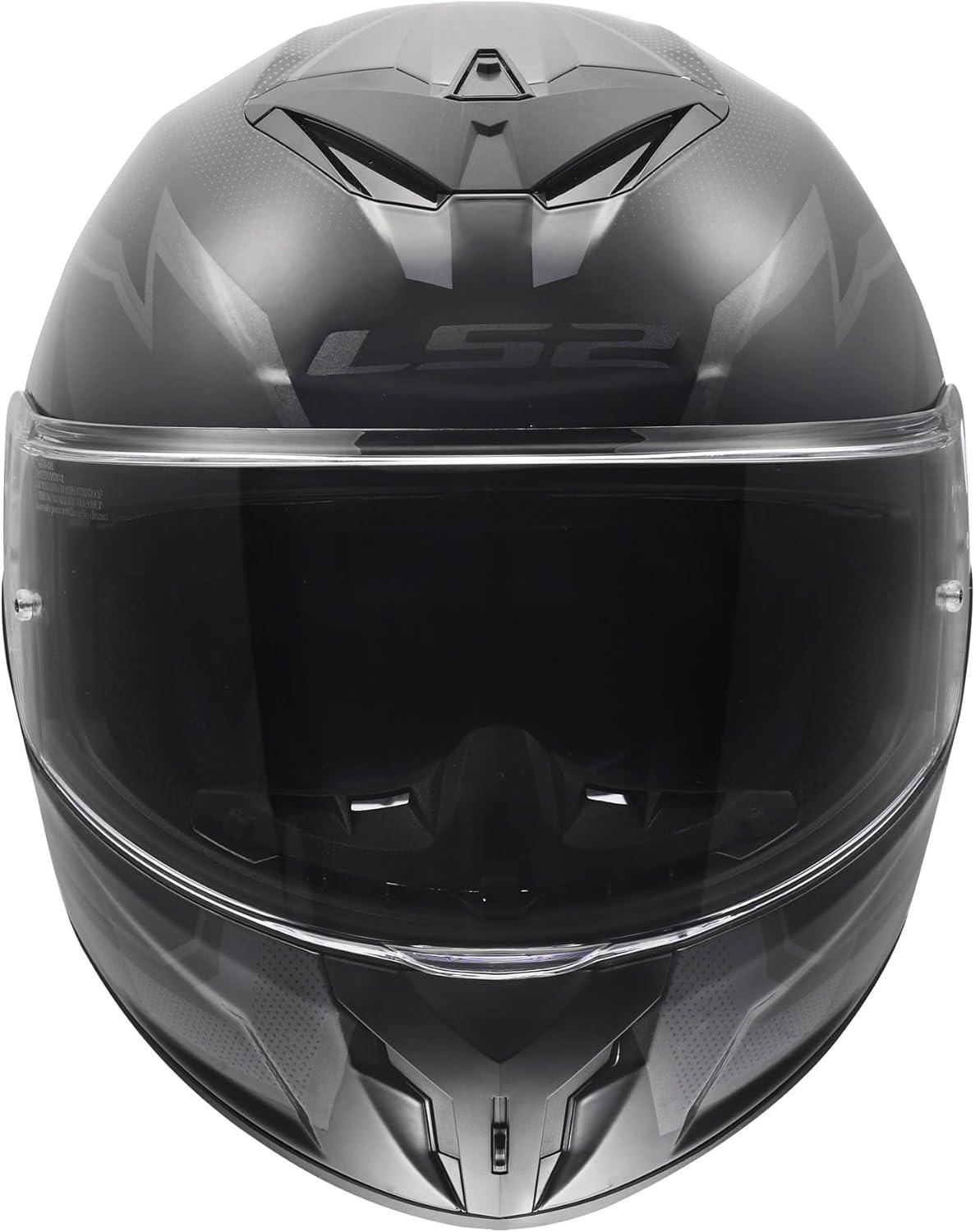 LS2 Rapid III Motorcycle Helmet Xtrem Black/Gray