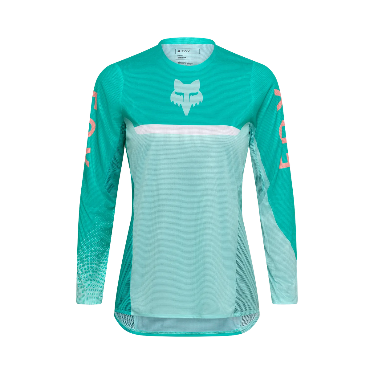 Fox Racing - Woman's Flexair Fracture Jersey - Aqua - S
