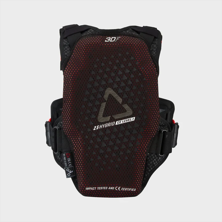 Leatt Chest Protector 2.5 Hybrid Mini | Junior Roost Guard, CE Level 1 Back Protector | Black