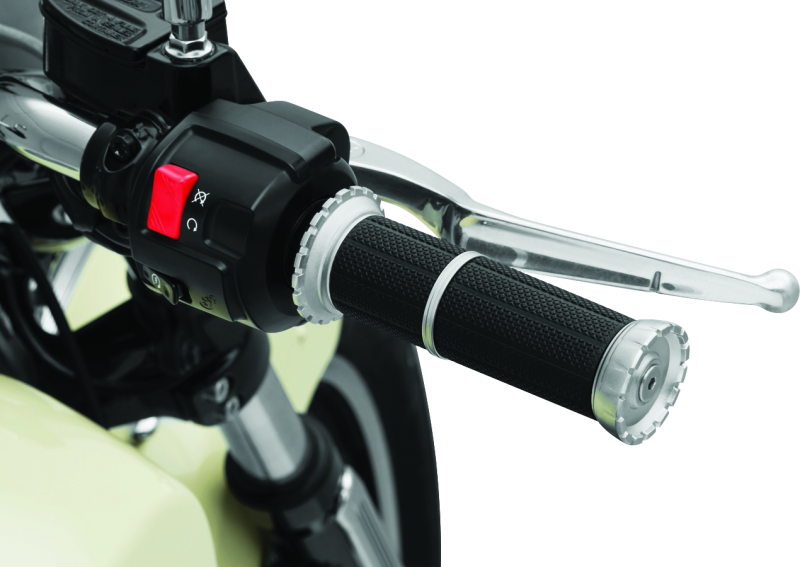 Kuryakyn Riot Grips Scout Silver - Cycle City Outdoors