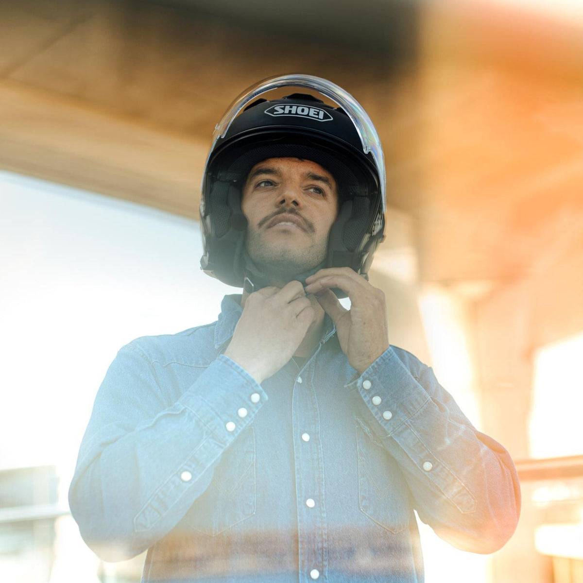 Shoei J-Cruise 3 Open-Face Motorcycle Helmet | AIM Shell, Multi-Density EPS & Integrated Spoiler