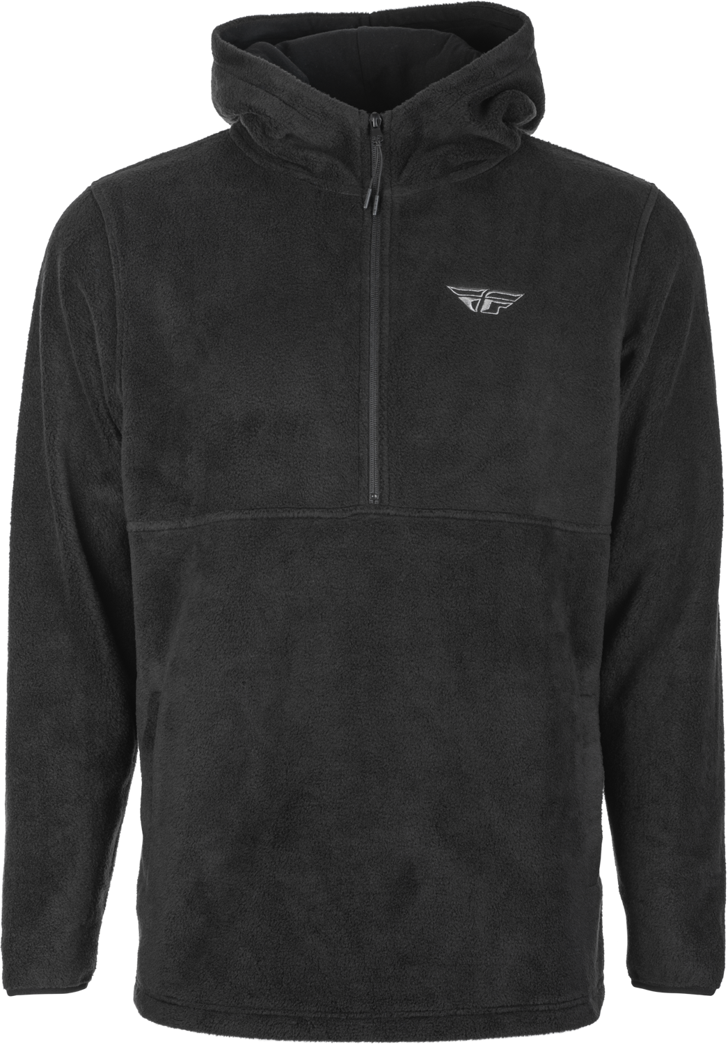 Fly Half Zip Pullover Hoodie Black Lg - Cycle City Outdoors