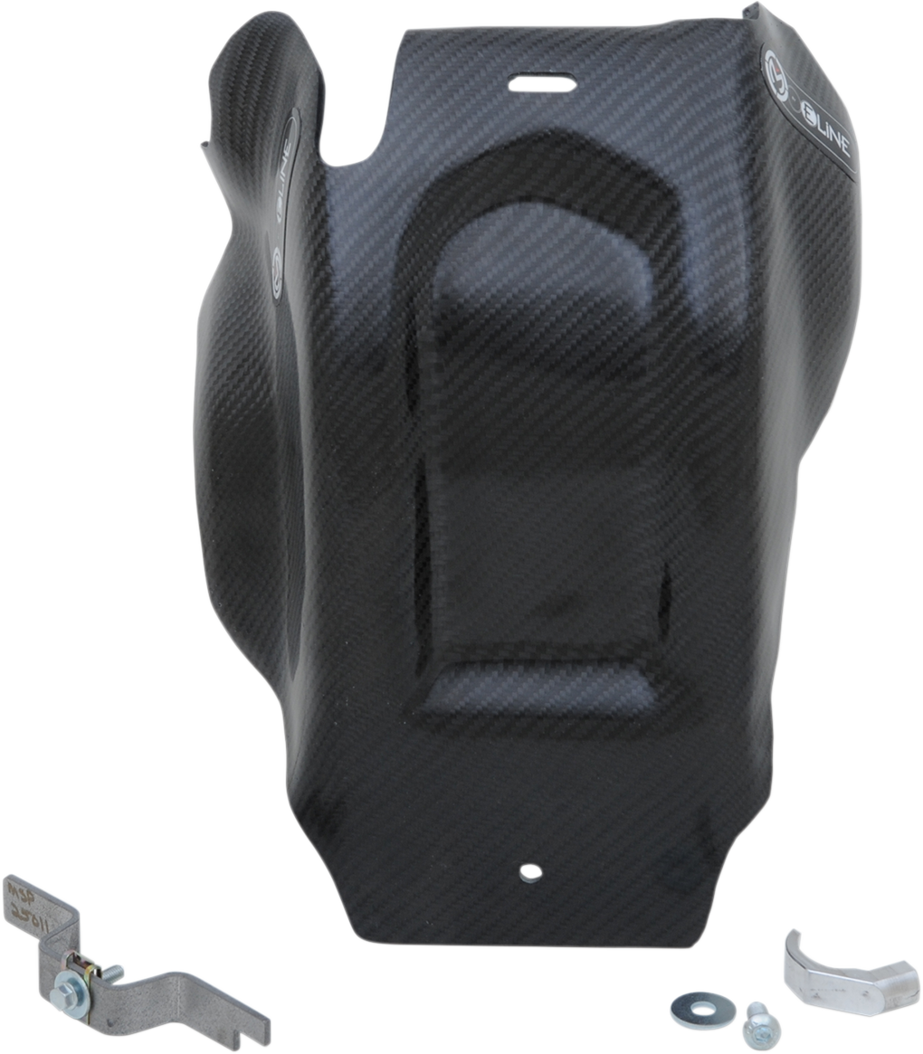 MOOSE RACING Carbon Fiber Skid Plate - Gas Gas | Husqvarna | KTM MSP25017C - Cycle City Outdoors