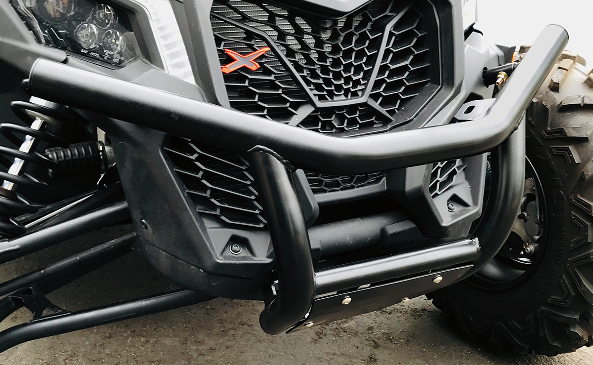 MOOSE RACING Front Bumper - Black - Maverick 0530-1454 - Cycle City Outdoors