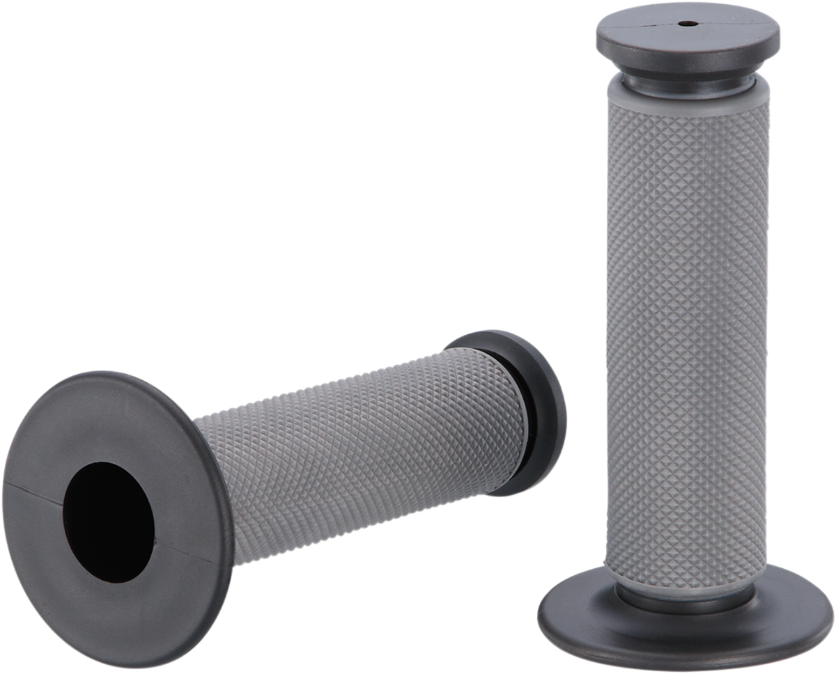 MOOSE RACING Grips - Qualifier - Diamond - Gray MG-12-XBM - Cycle City Outdoors