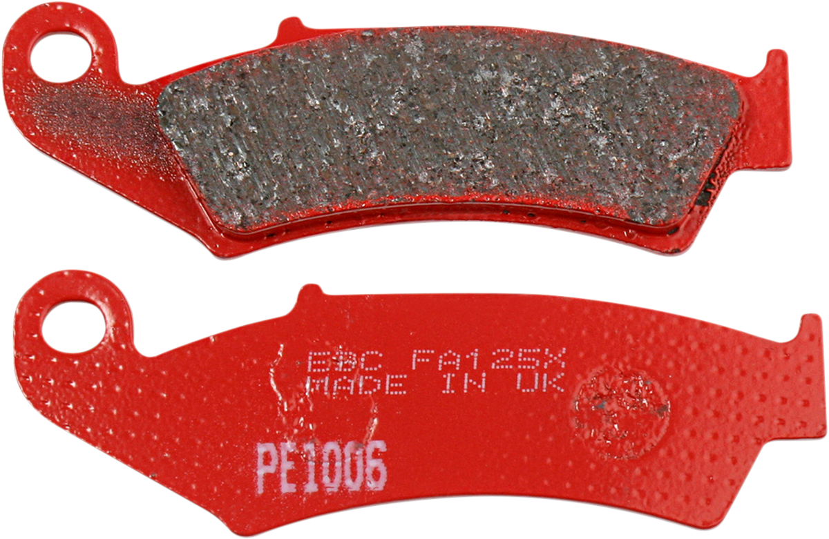 EBC FA-TT Series Semi-sintered Front Brake Pads - FA125X (Honda CR250R / CR125R / CR500R 1986–2001)