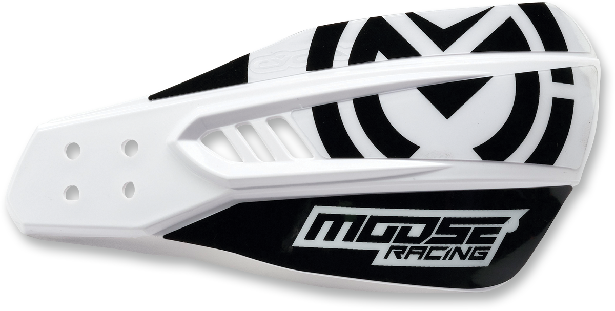 MOOSE RACING Handguards - Qualifier - White 0635-1460 - Cycle City Outdoors