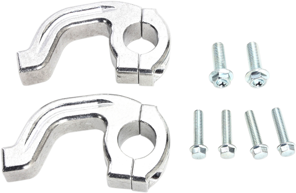 MOOSE RACING Handguard Clamp - Contour - 7/8" - Silver 50-232S - Cycle City Outdoors