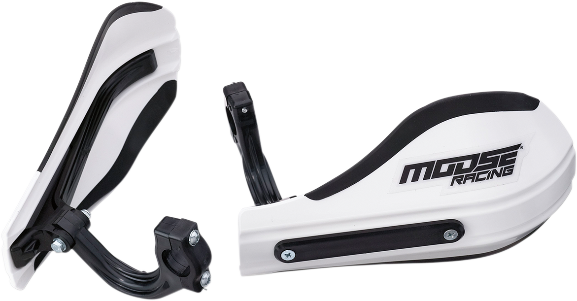 MOOSE RACING Handguards - Roost 2 - White 53-220 - Cycle City Outdoors