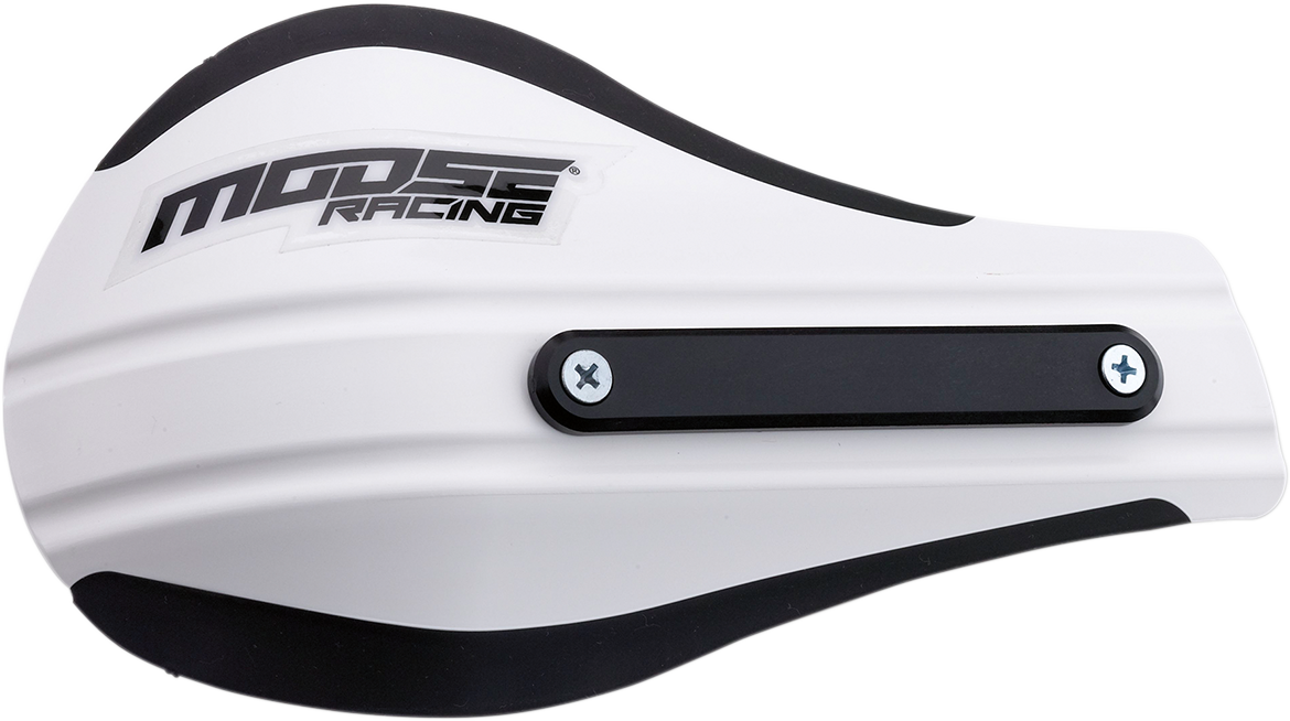 MOOSE RACING Handguards - Deflector - Contour 2 - White 51-220 - Cycle City Outdoors