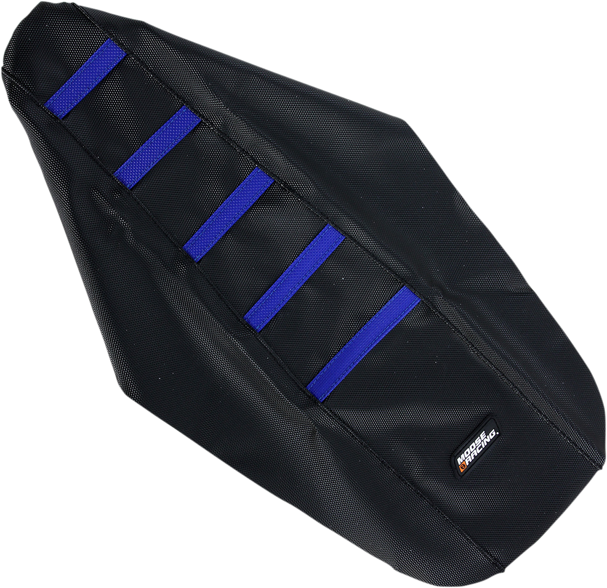 MOOSE RACING Ribbed Seat Cover - Black Cover/Blue Ribs - Yamaha YZ8502-332RT - Cycle City Outdoors