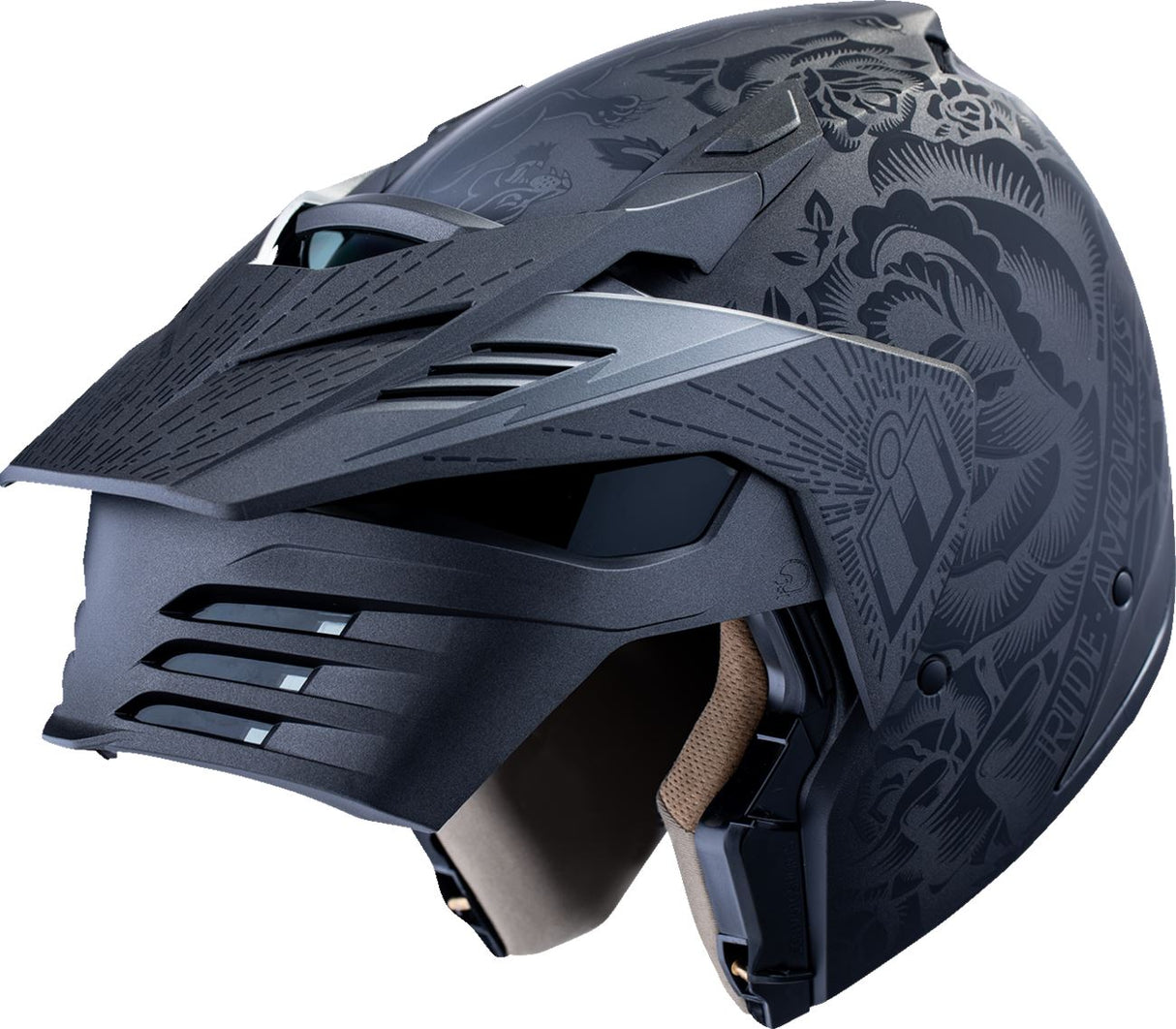 ICON Elsinore™ Helmet - Darkgard - Black