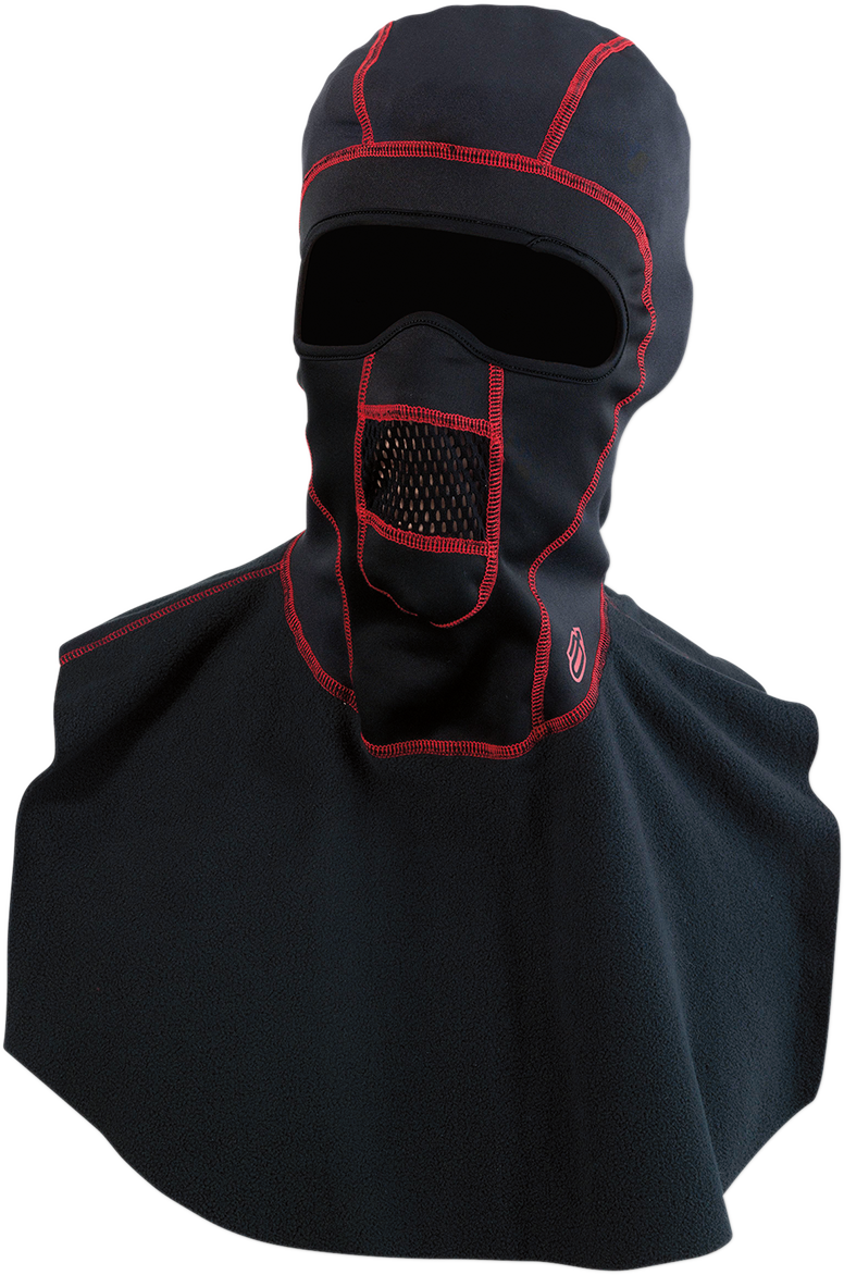 ARCTIVA Windshield® Balaclava with Dickie - Black/Red - Small/Medium 2503-0368