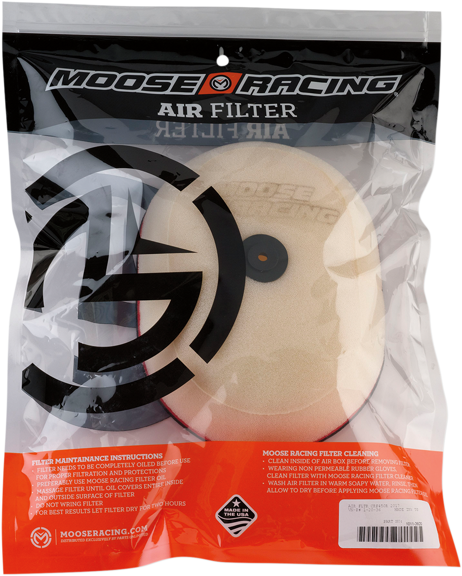 MOOSE RACING Air Filter - Honda 1-20-36 - Cycle City Outdoors