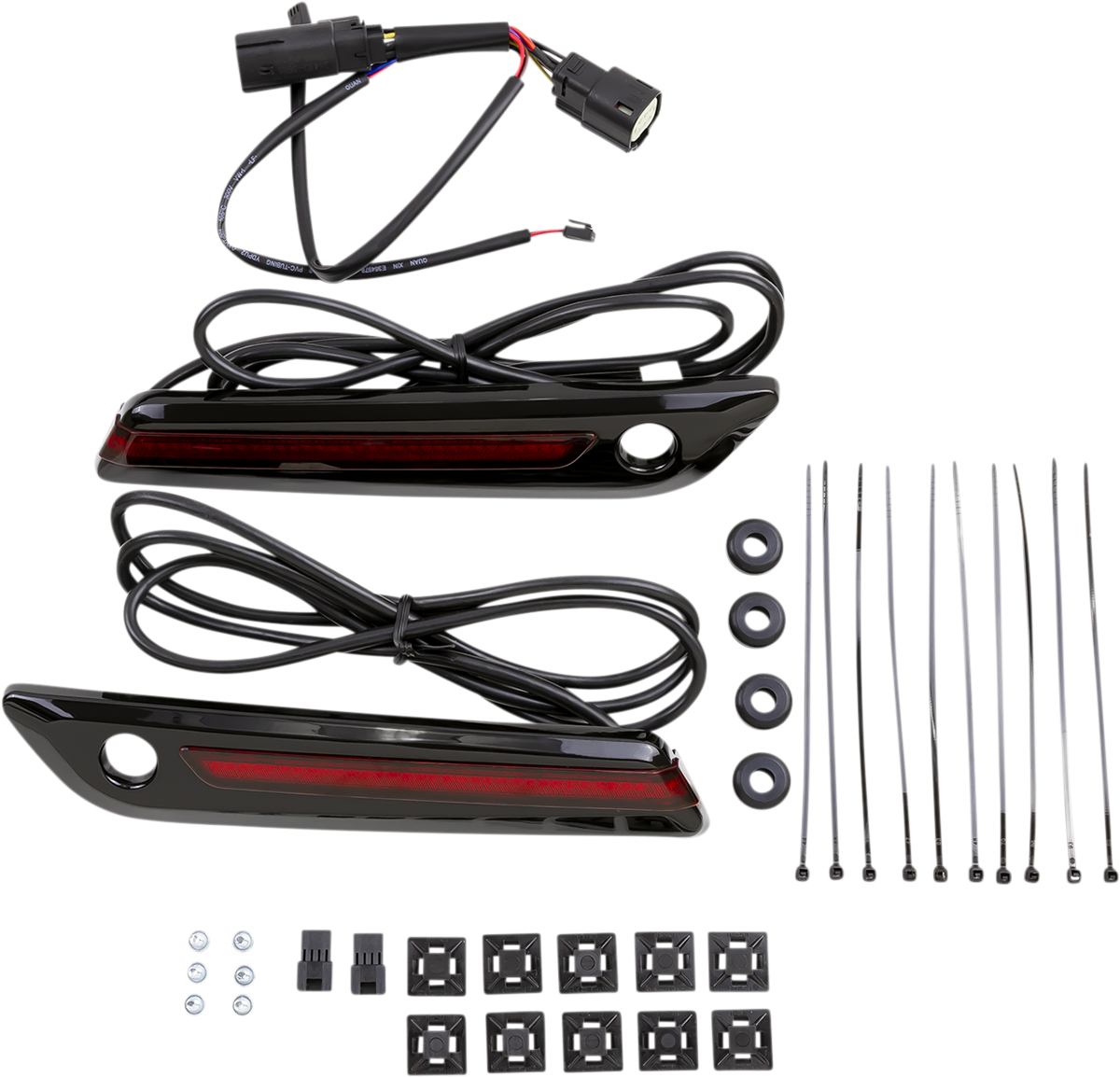 CIRO Hinge Covers - Red/Black 40171 - Cycle City Outdoors