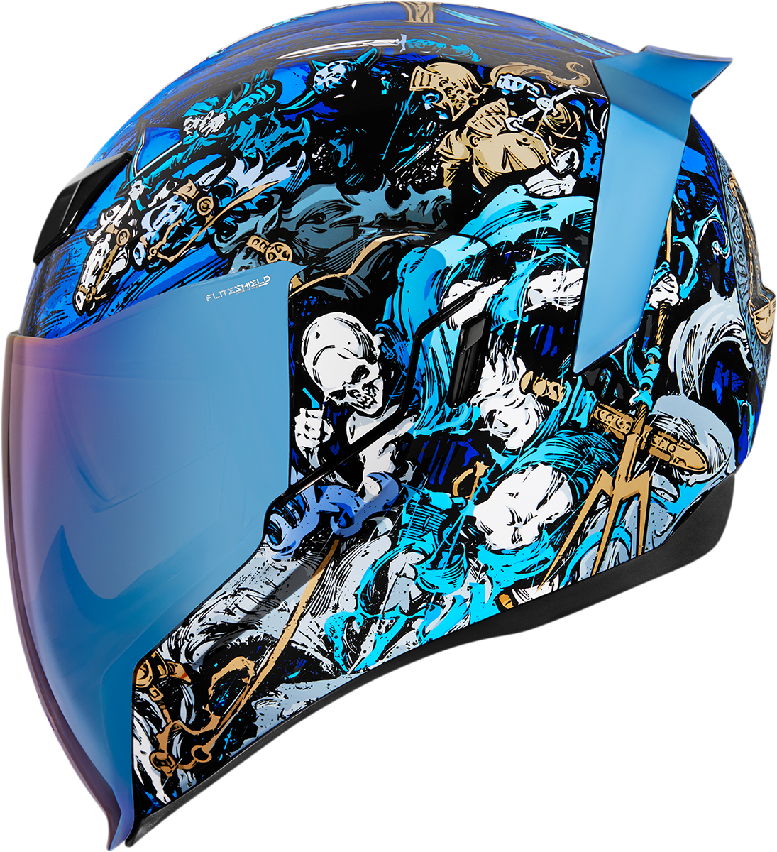 Icon Airflite™ Helmet - 4Horsemen - Blue - Medium 0101-13919