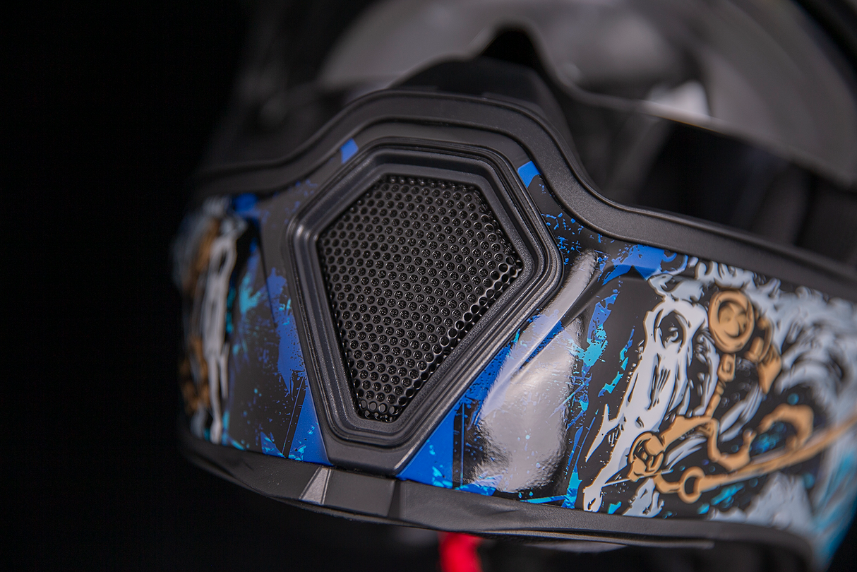 Icon Airflite™ Helmet - 4Horsemen - Blue - Medium 0101-13919