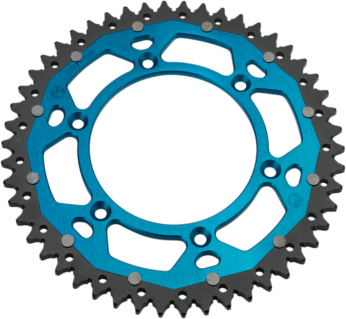 MOOSE RACING Dual Sprocket - Blue - 48 Tooth 1210-251-48-12X - Cycle City Outdoors