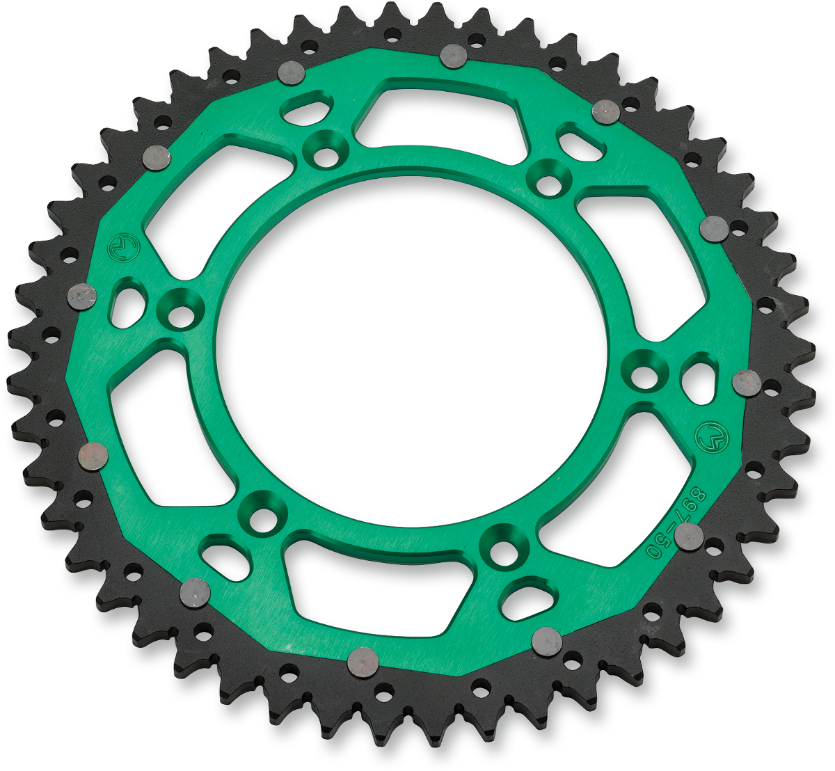 MOOSE RACING Dual Sprocket - Green - 52 Tooth 1210-460-52-15X - Cycle City Outdoors