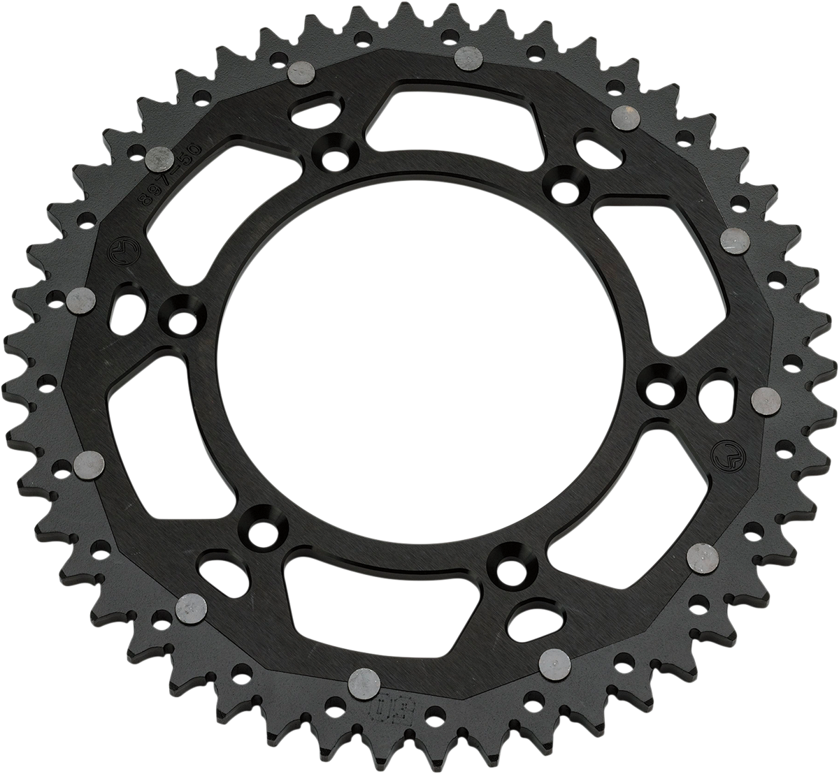 MOOSE RACING Dual Sprocket - Black - 50 Tooth 1210-808-50-10X - Cycle City Outdoors