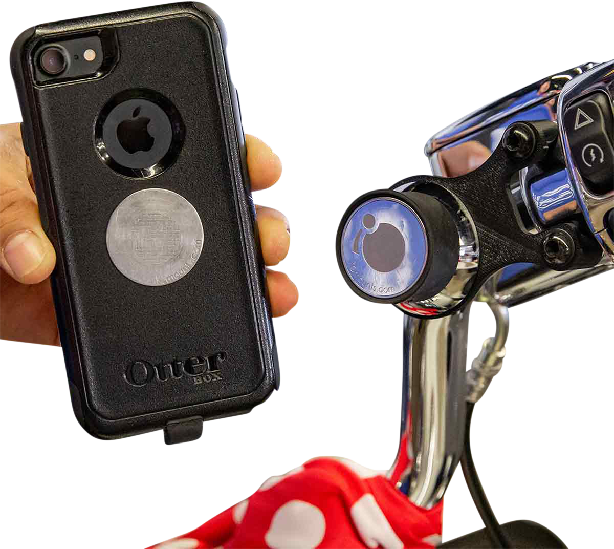 KLOCK WERKS Handlebar Mount - iOmount* - Black KWD-01-0605-B