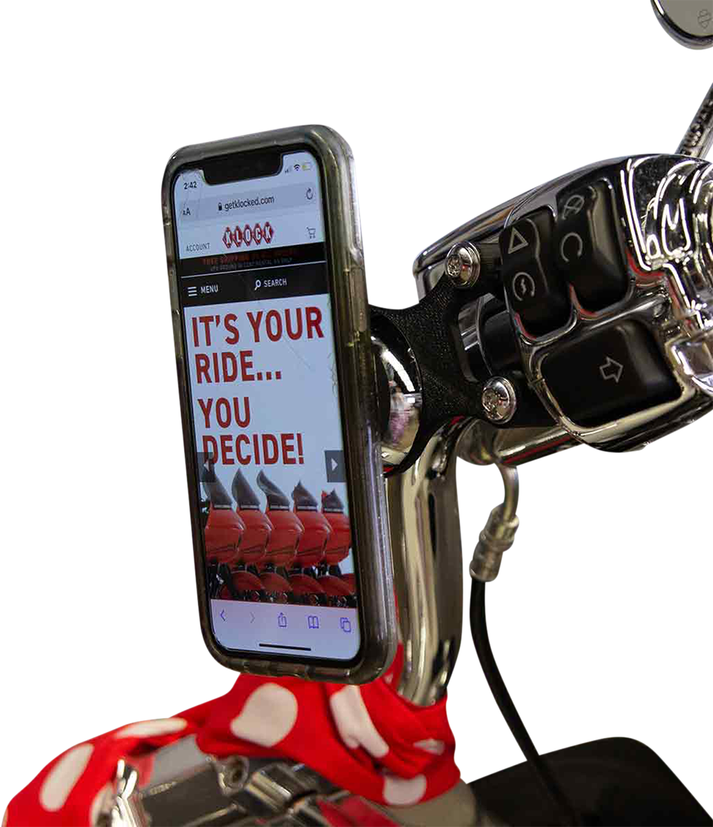 KLOCK WERKS Handlebar Mount - iOmount* - Black KWD-01-0605-B