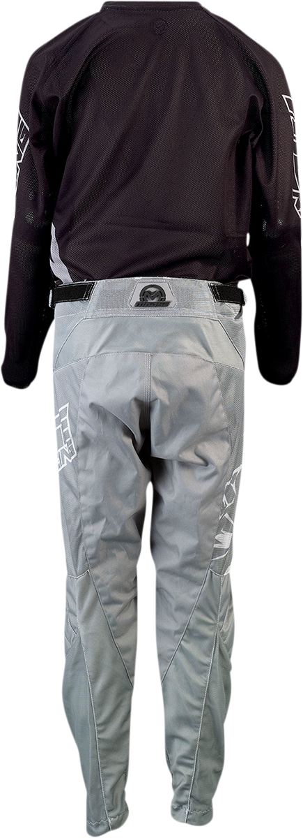 MOOSE RACING Youth Agroid Mesh Jersey - Black/Gray - XS 2912-1992 - Cycle City Outdoors