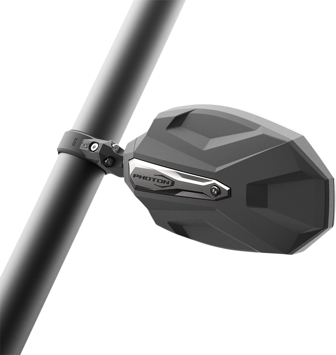 SEIZMIK Mirror - Photon - Side View - Oval - Black/Silver - 1.75" 56-18107