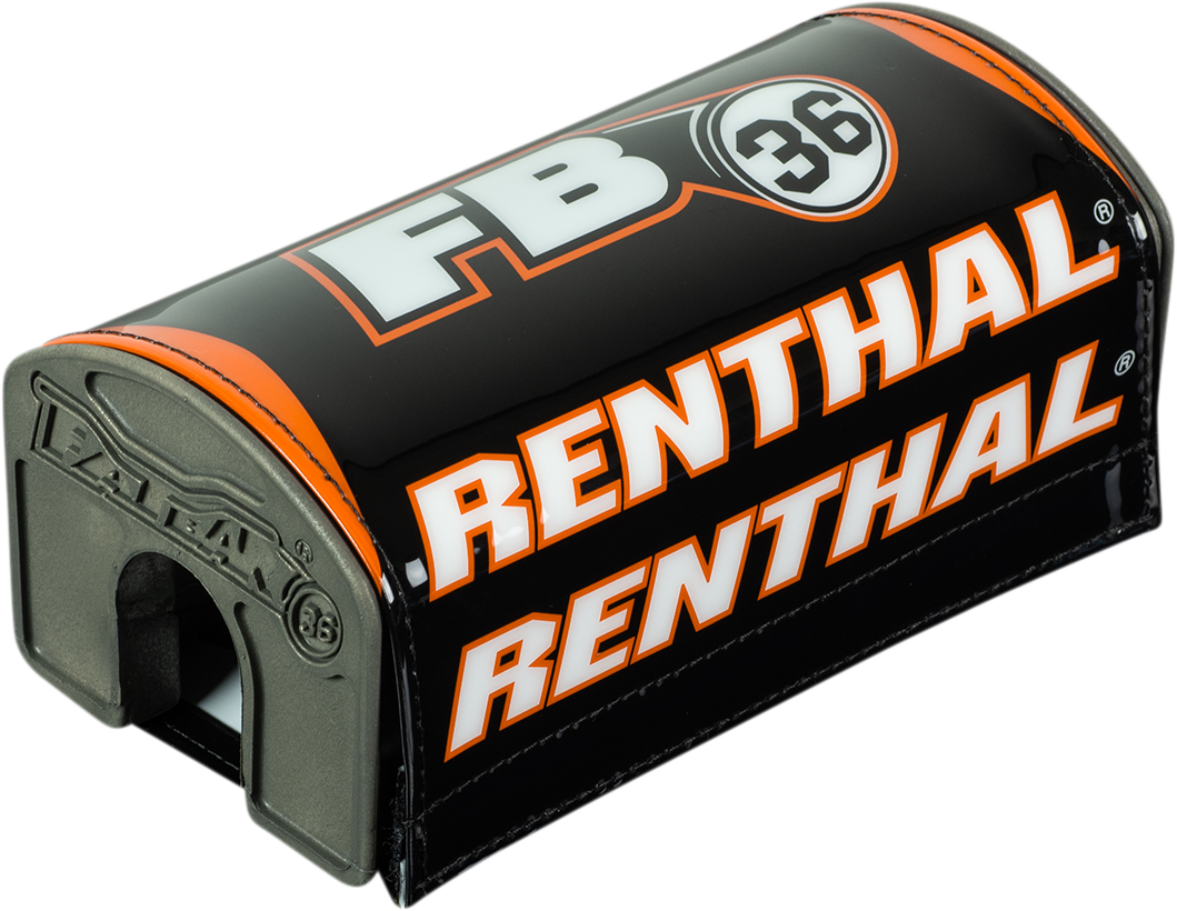 RENTHAL Bar Pad - Fatbar36* - Black/Orange P347 - Cycle City Outdoors