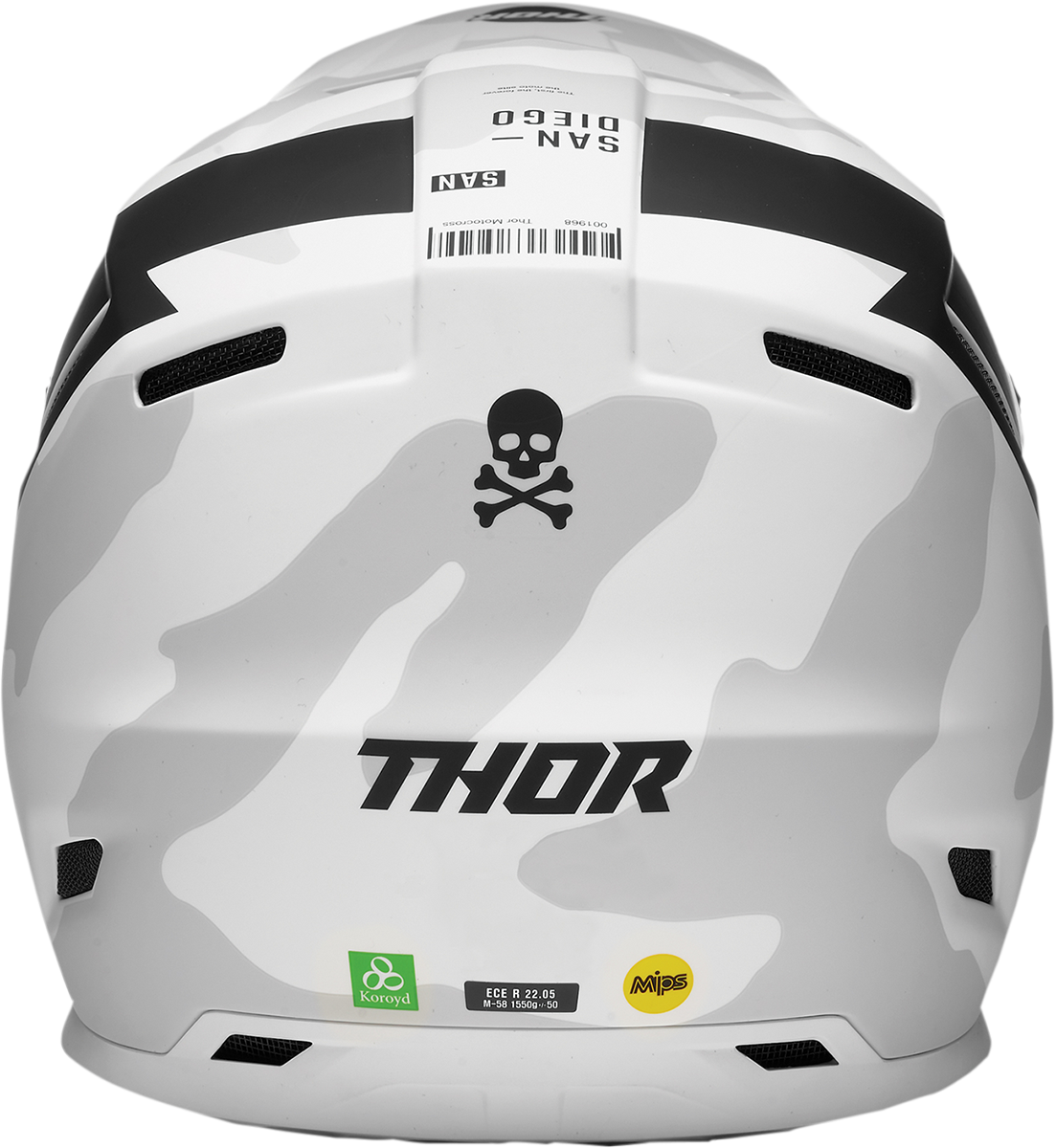Thor Reflex Helmet - Cast - MIPS? - White/Black - Small 0110-7015 - Cycle City Outdoors