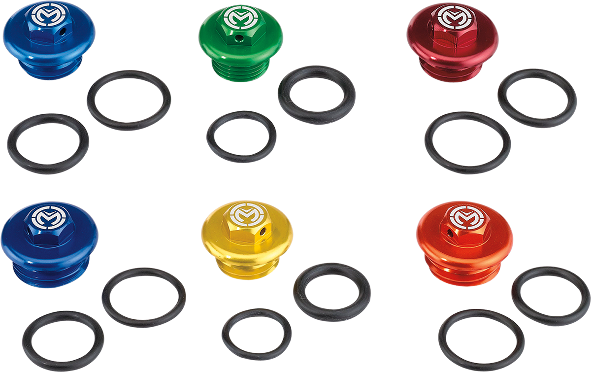 MOOSE RACING Oil Cap Kit - Red - Honda T14-6302R - Cycle City Outdoors