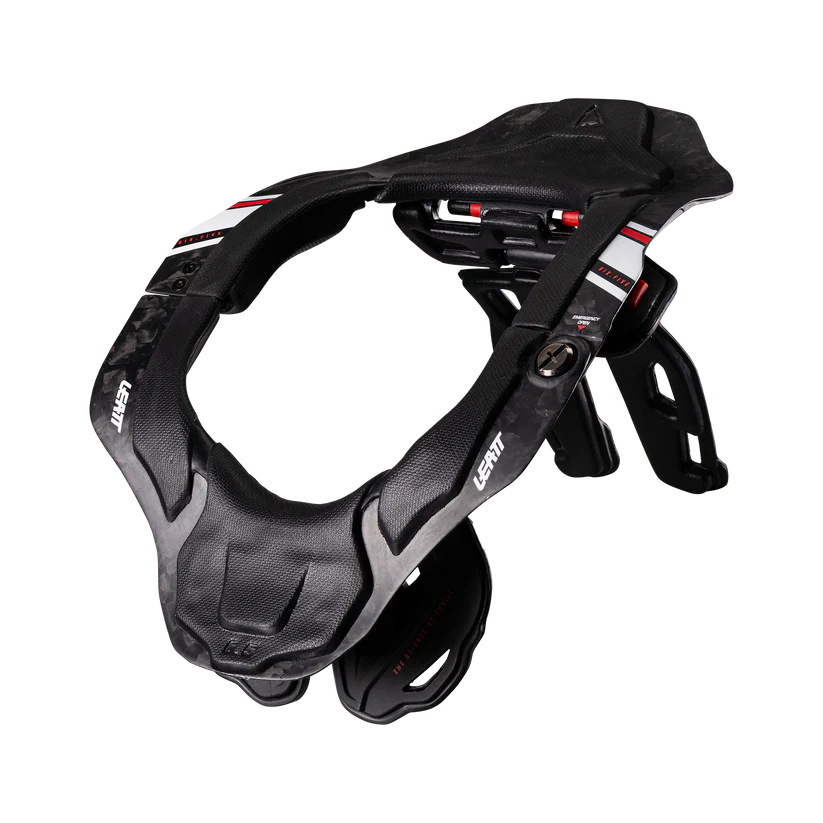 Leatt 6.5 Carbon Neck Brace - Black/White