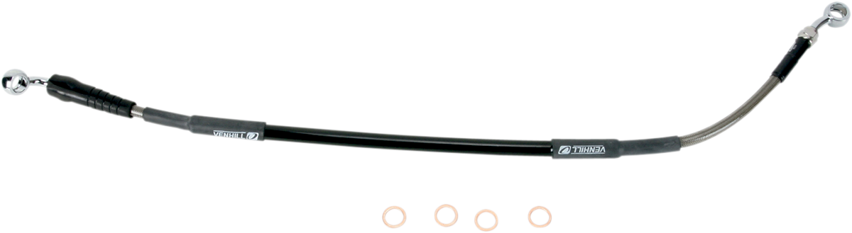 MOOSE RACING Brake Line - Rear - Stainless Steel - Yamaha Y01-2-034/P - Cycle City Outdoors