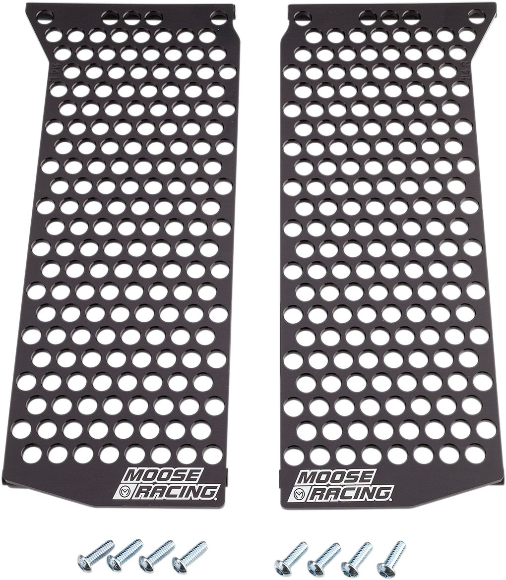 MOOSE RACING Radiator Guards - Black - Beta/Husaberg/Husqvarna/KTM 12-114 - Cycle City Outdoors