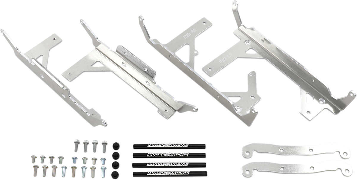 MOOSE RACING Radiator Braces - Silver - Gas Gas/Husqvarna/KTM 11-1019 - Cycle City Outdoors