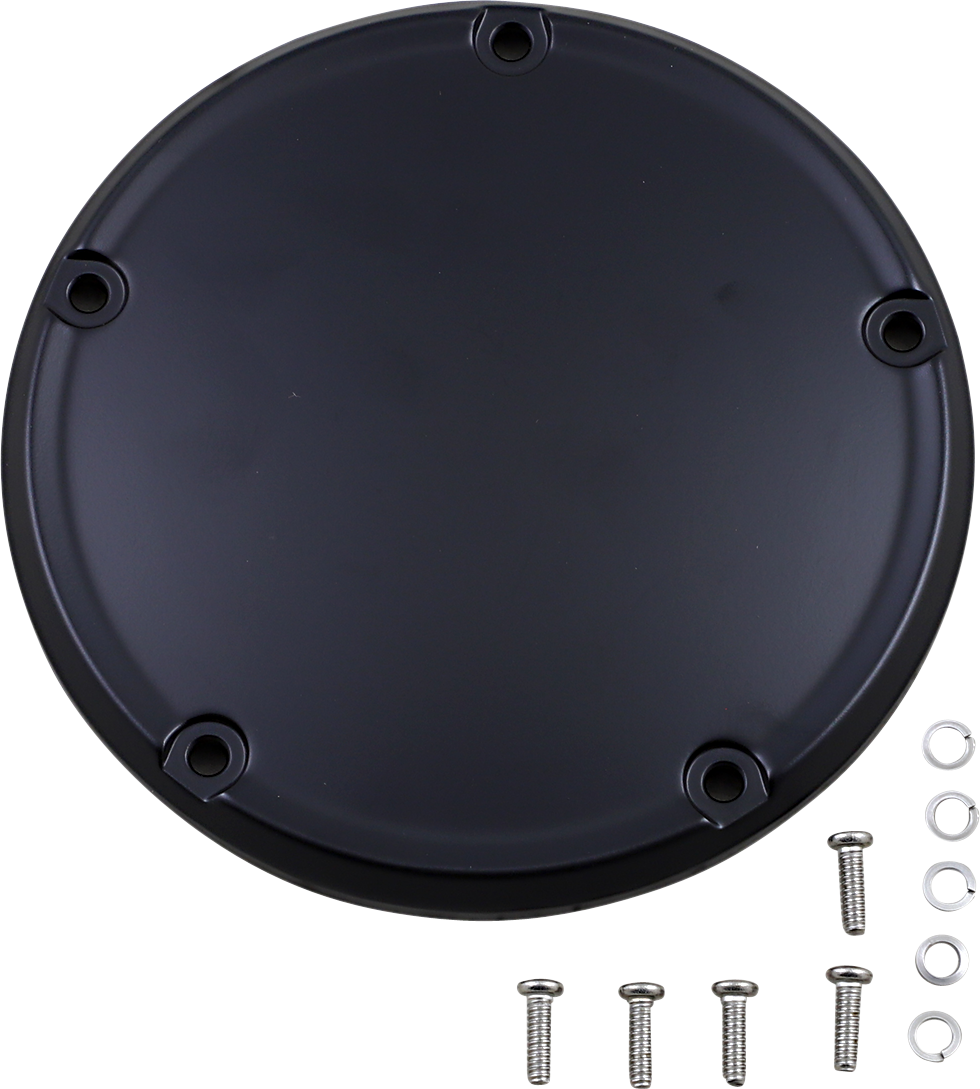 DRAG SPECIALTIES Derby Cover - Matte Black - Softail D33-0118MB